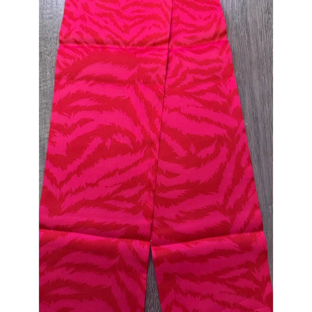 AllSaints‎ Silk Long Scarf Red and Pink
